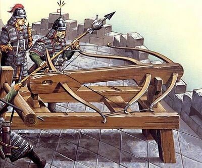 crossbow invented by the Chinese