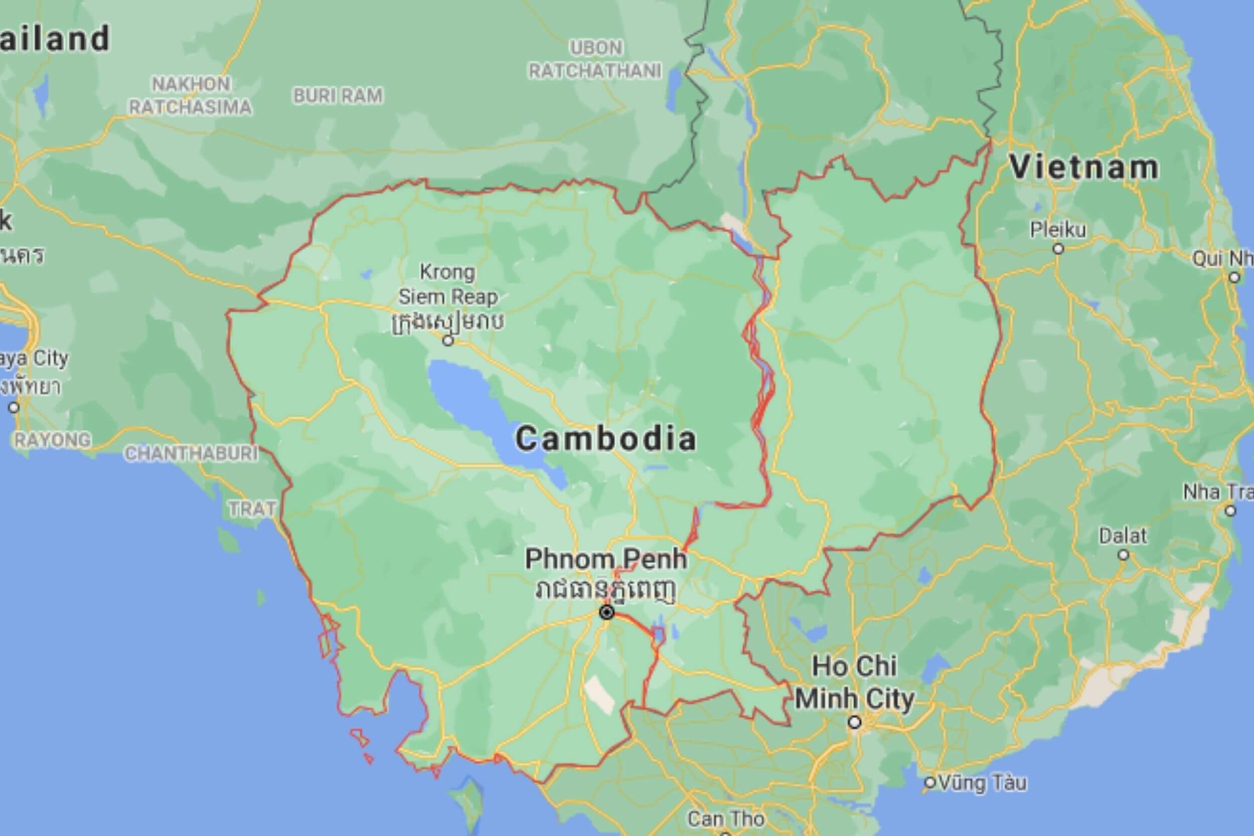 Map of Cambodia