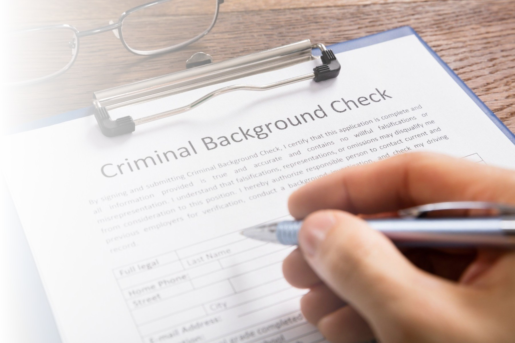 background check form