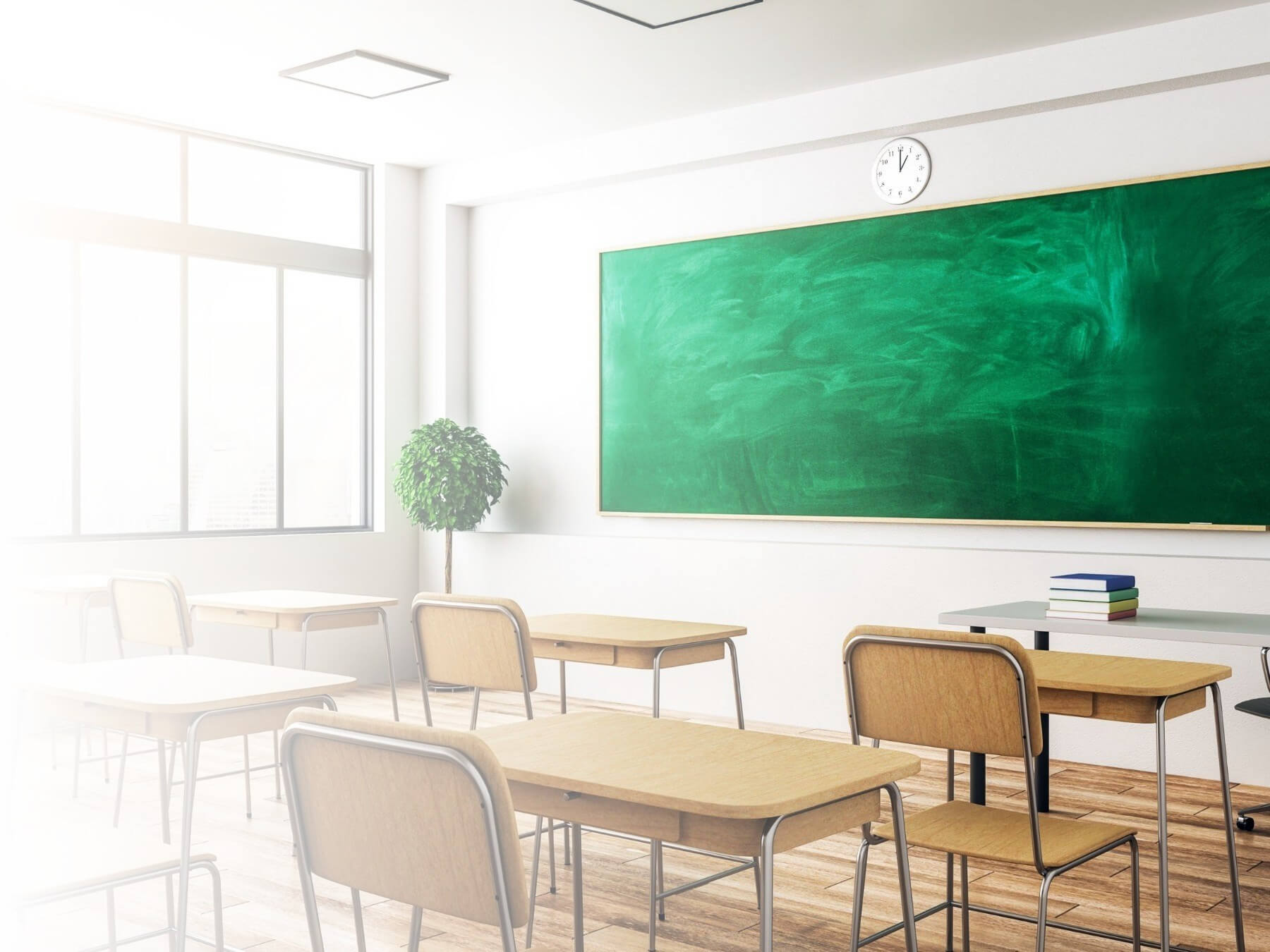 empty classroom